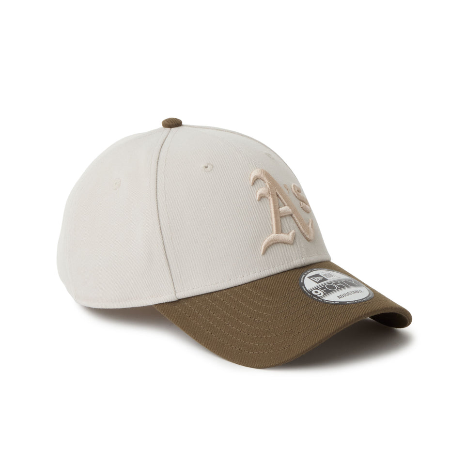 9FORTY Tonal Logo オークランド・アスレチックス ストーン/ペブル | NEW ERA ニューエラ公式オンラインストア