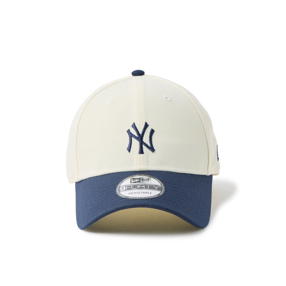 9FORTY MLB Beige Sweat Band ニューヨーク・ヤンキース  クロームホワイト/ナイトシフトネイビー | NEW ERA ニューエラ公式オンラインストア