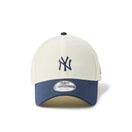 9FORTY MLB Beige Sweat Band ニューヨーク・ヤンキース  クロームホワイト/ナイトシフトネイビー | NEW ERA ニューエラ公式オンラインストア