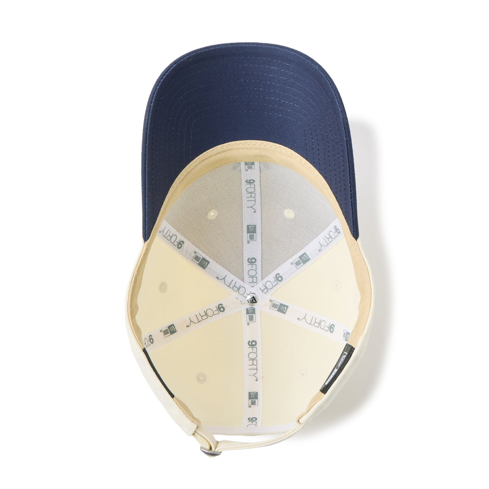 9FORTY MLB Beige Sweat Band ニューヨーク・ヤンキース  クロームホワイト/ナイトシフトネイビー | NEW ERA ニューエラ公式オンラインストア