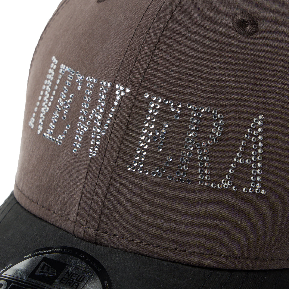 9FORTY NEW ERA Rhinestone ラインストーン グラファイト/ブラック
