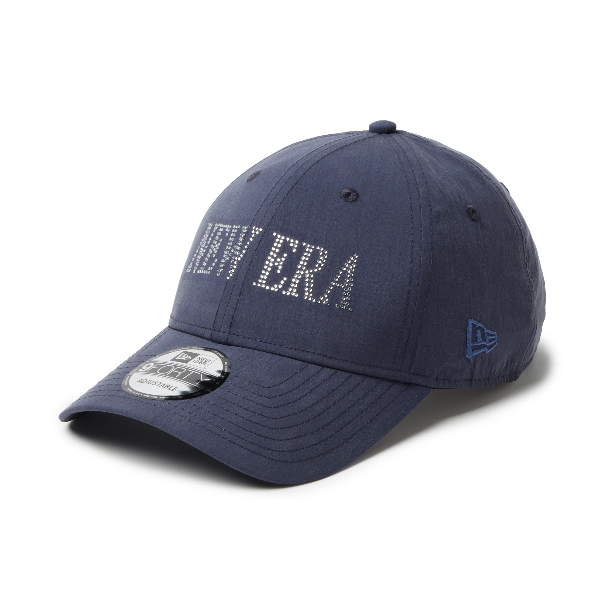 9FORTY NEW ERA Rhinestone ラインストーン アッシュブルー