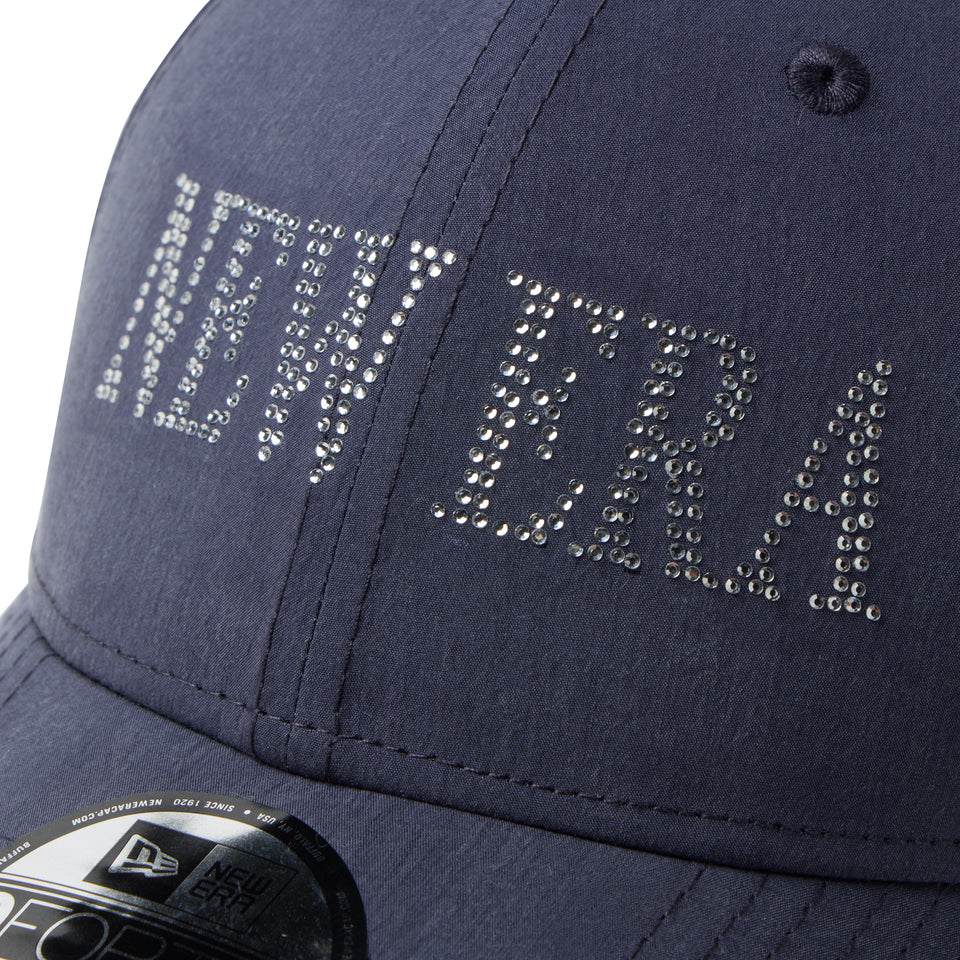 9FORTY NEW ERA Rhinestone ラインストーン アッシュブルー
