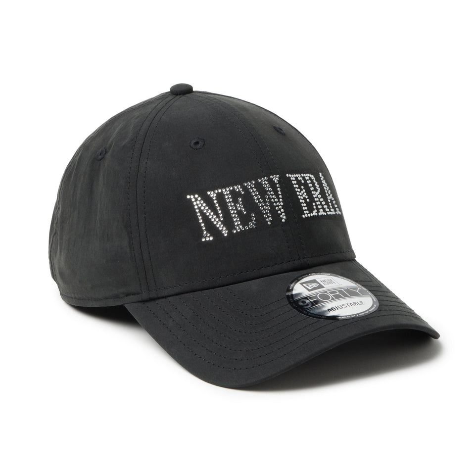 9FORTY NEW ERA Rhinestone ラインストーン ブラック | ニューエラ