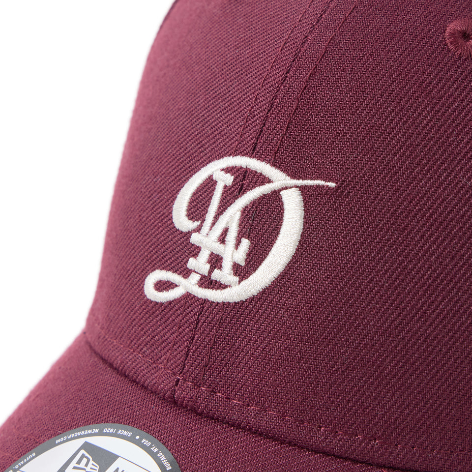 9FORTY MLB Beige Sweat Band ロサンゼルス・ドジャース シティーコネクトロゴ フロステッドバーガンディー | NEW ERA ニューエラ公式オンラインストア