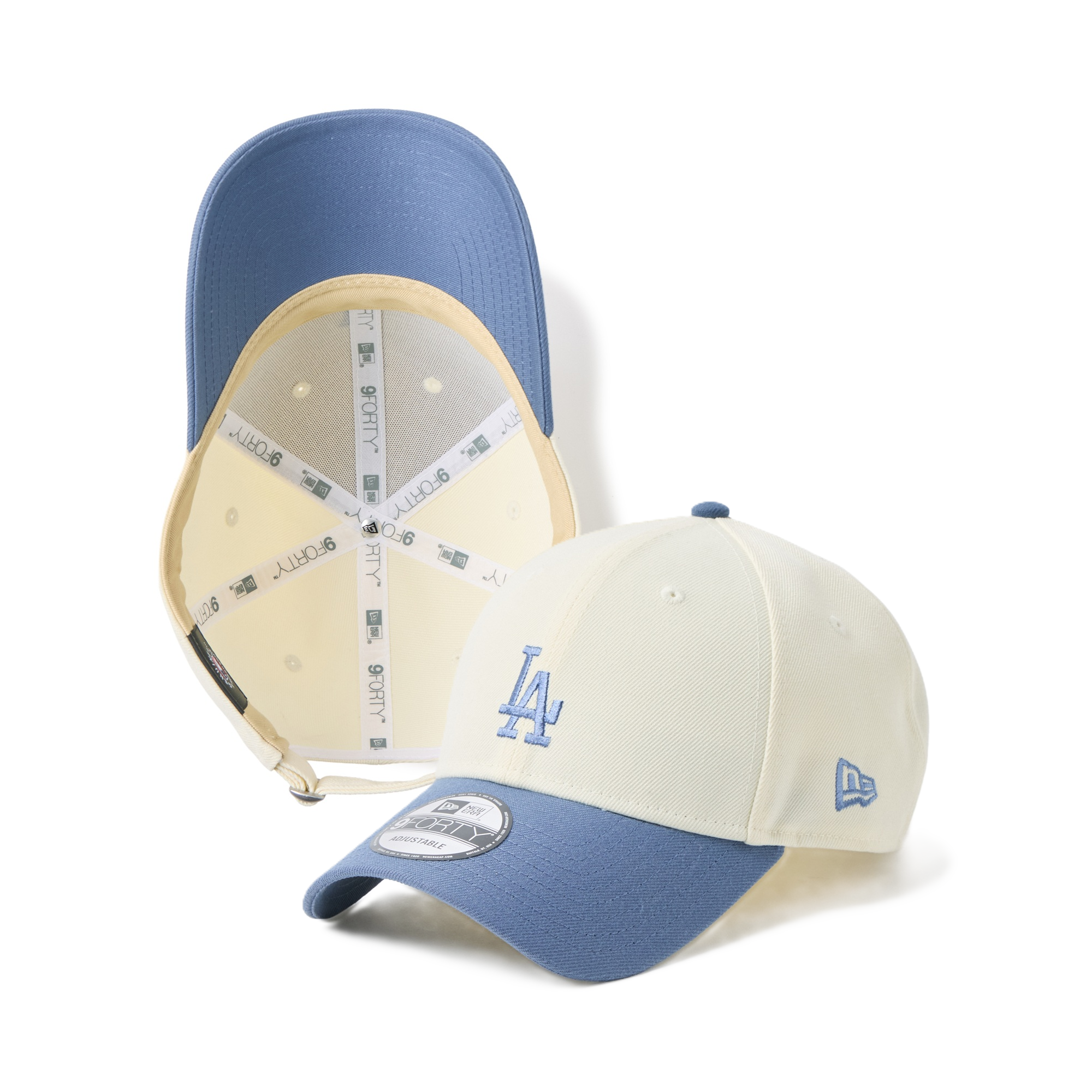 9FORTY MLB ベージュ スウェットバンド ロサンゼルス・ドジャース