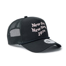 9FORTY A-Frameトラッカー Wave Logo ブラック | NEW ERA ニューエラ公式オンラインストア