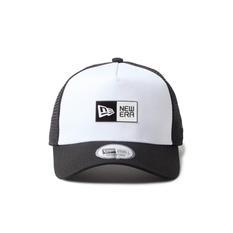 9FORTY A-Frame トラッカー Box Logo オプティックホワイト/ブラック | NEW ERA ニューエラ公式オンラインストア