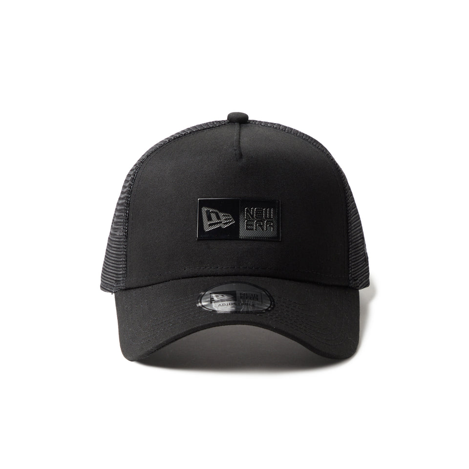 9FORTY A-Frame トラッカー Box Logo Tonal ブラック | ニューエラ