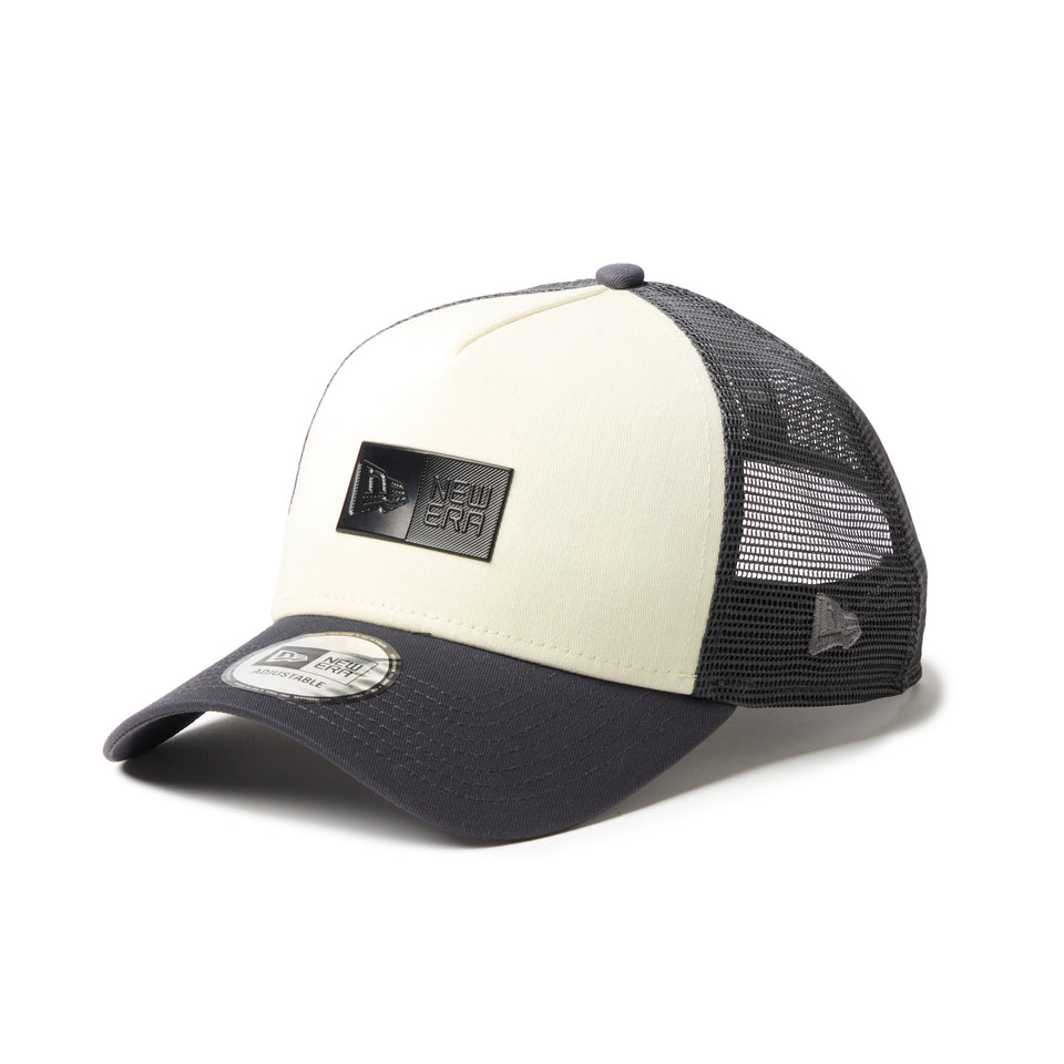 9FORTY A-Frame トラッカー Box Logo クロームホワイト/ダークグレー | NEW ERA ニューエラ公式オンラインストア