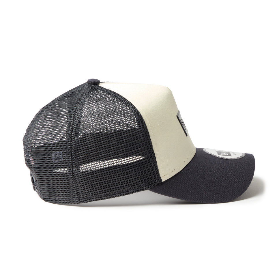 9FORTY A-Frame トラッカー Box Logo クロームホワイト/ダークグレー