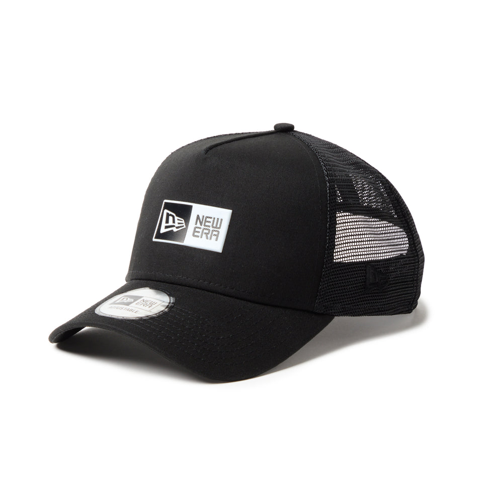 9FORTY A-Frame トラッカー Box Logo ブラック | ニューエラオンライン