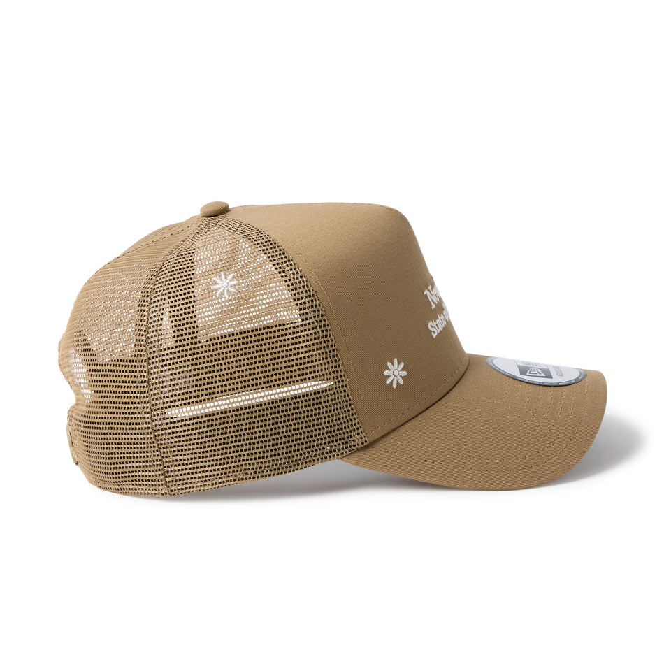 9FORTY A-Frame トラッカー Flower Embroidery カーキ | NEW ERA ニューエラ公式オンラインストア
