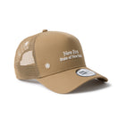 9FORTY A-Frame トラッカー Flower Embroidery カーキ | NEW ERA ニューエラ公式オンラインストア