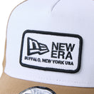 9FORTY A-Frameトラッカー Square Patch ホワイト/カーキ | NEW ERA ニューエラ公式オンラインストア