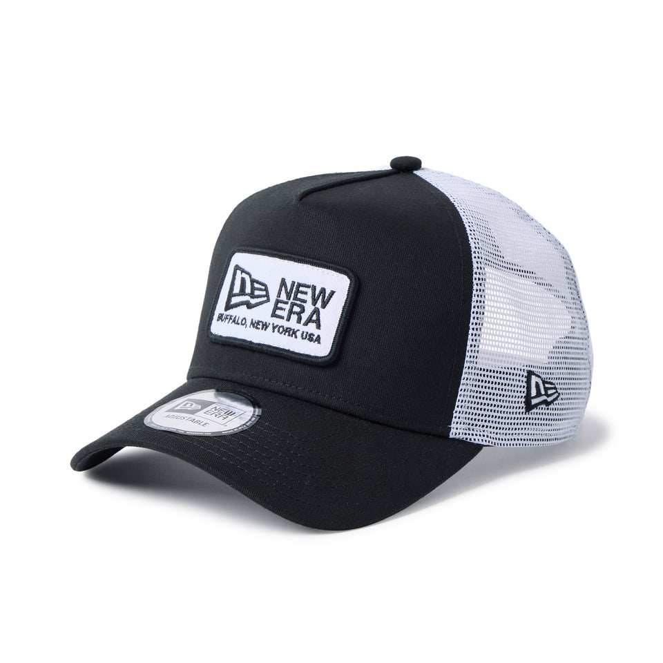 9FORTY A-Frameトラッカー Square Patch ブラック/ホワイト | NEW ERA ニューエラ公式オンラインストア