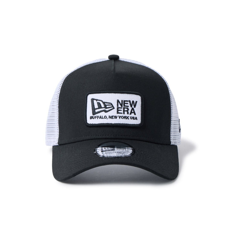 9FORTY A-Frameトラッカー Square Patch ブラック/ホワイト | NEW ERA ニューエラ公式オンラインストア