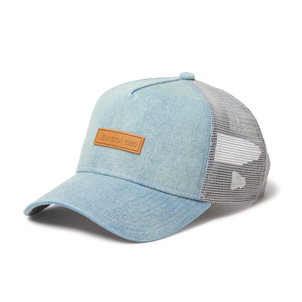 9FORTY A-Frame Trucker ラバーパッチ ウォッシュドデニム | NEW ERA ニューエラ公式オンラインストア