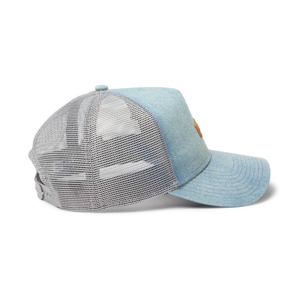 9FORTY A-Frame Trucker ラバーパッチ ウォッシュドデニム | NEW ERA ニューエラ公式オンラインストア