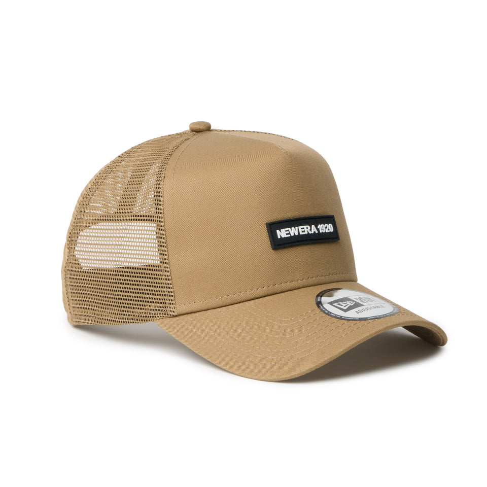 9FORTY A-Frame トラッカー Rubber Patch ラバーパッチ NEW ERA 1920 カーキ
