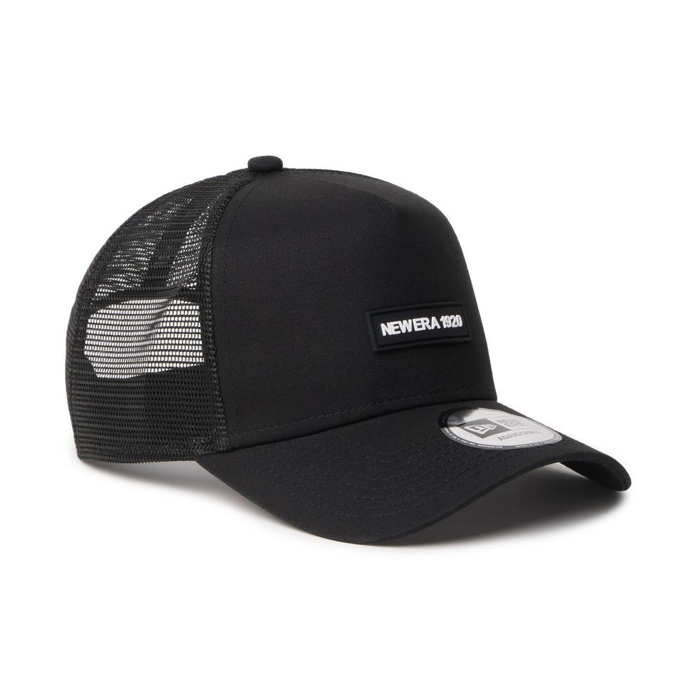 9FORTY A-Frame トラッカー Rubber Patch ラバーパッチ NEW ERA 1920 ブラック