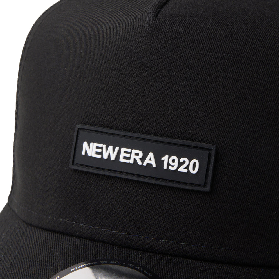 9FORTY A-Frame トラッカー Rubber Patch ラバーパッチ NEW ERA 1920 ブラック