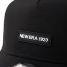 9FORTY A-Frame トラッカー Rubber Patch ラバーパッチ NEW ERA 1920 ブラック
