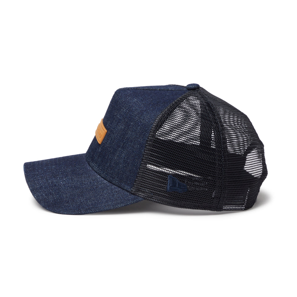 9FORTY A-Frame Trucker ラバーパッチ インディゴデニム | NEW ERA ニューエラ公式オンラインストア