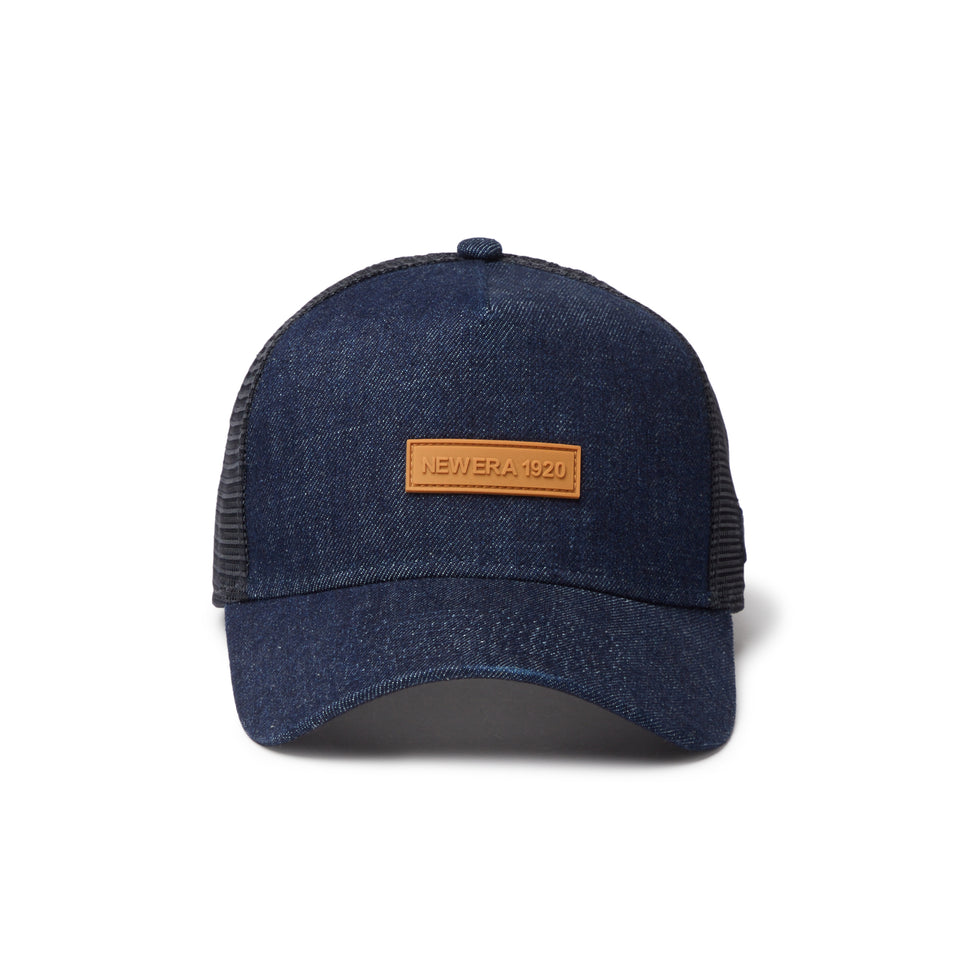 9FORTY A-Frame Trucker ラバーパッチ インディゴデニム | NEW ERA ニューエラ公式オンラインストア