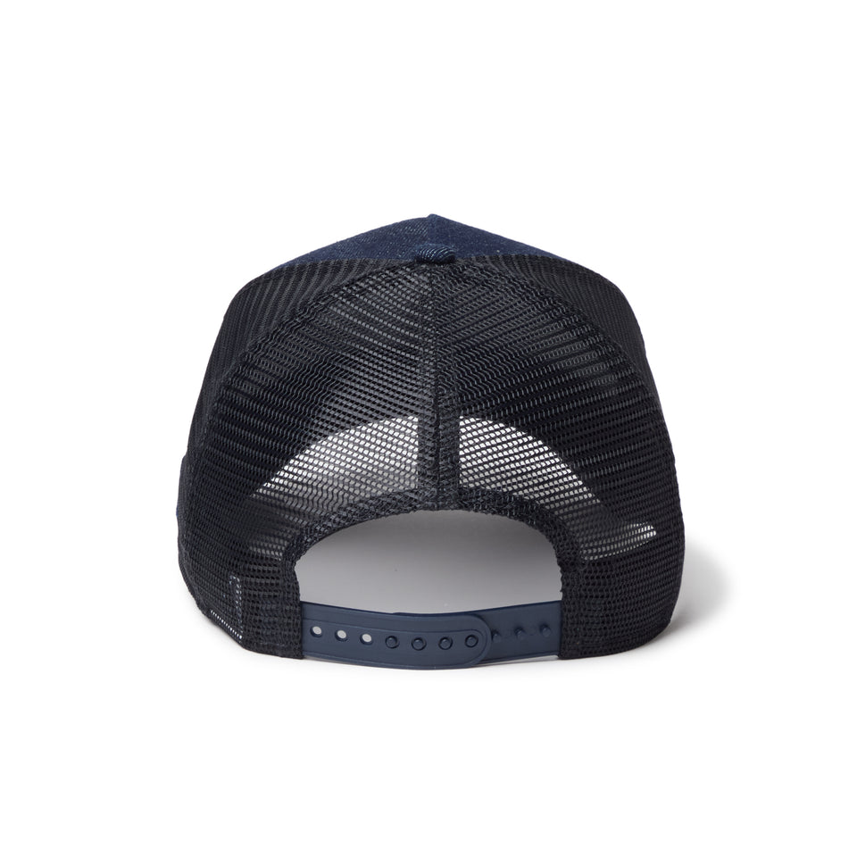 9FORTY A-Frame Trucker ラバーパッチ インディゴデニム | NEW ERA ニューエラ公式オンラインストア