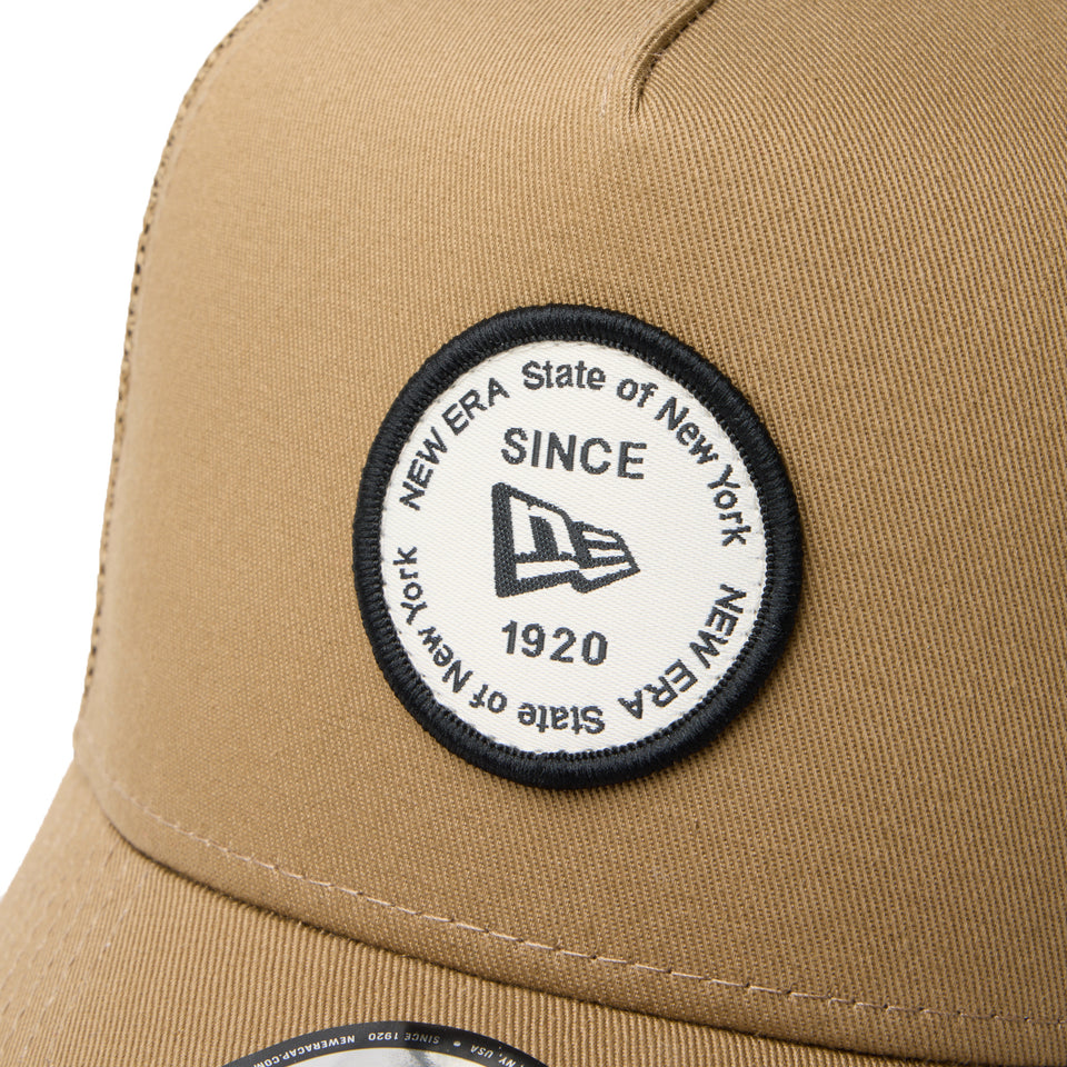 9FORTY A-Frame トラッカー Round Patch カーキ | NEW ERA ニューエラ公式オンラインストア