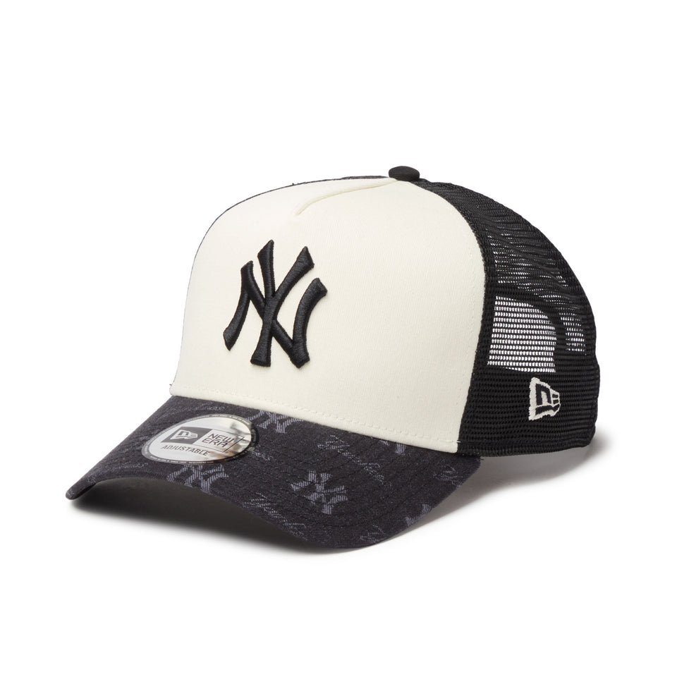 9FORTY A-Frame トラッカー MLB Jacquard ニューヨーク・ヤンキース ブラック | NEW ERA ニューエラ公式オンラインストア