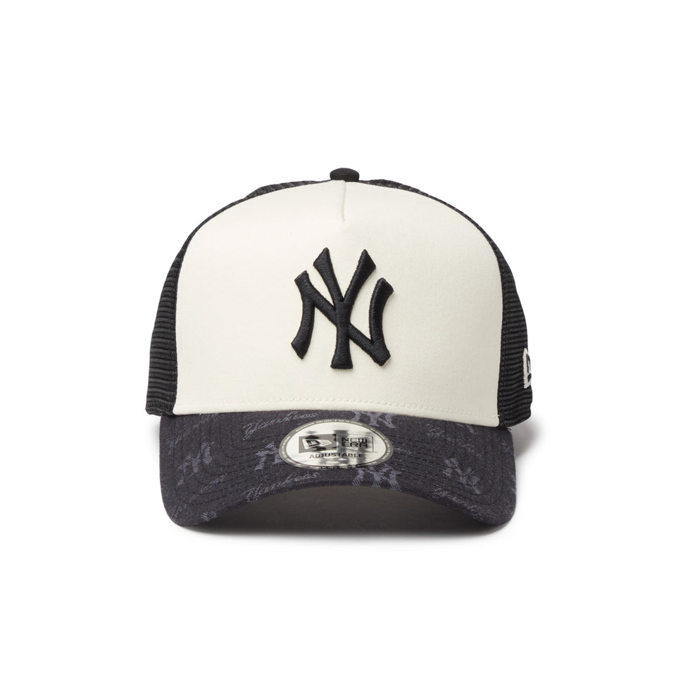 9FORTY A-Frame トラッカー MLB Jacquard ニューヨーク・ヤンキース ブラック | NEW ERA ニューエラ公式オンラインストア