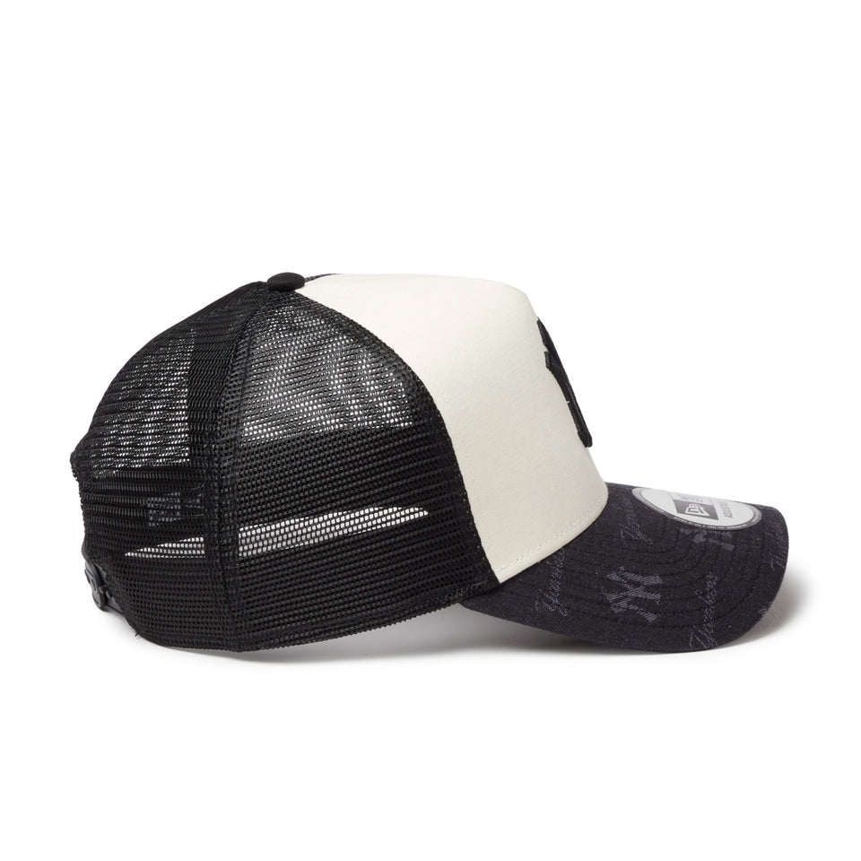 9FORTY A-Frame トラッカー MLB Jacquard ニューヨーク・ヤンキース ブラック | NEW ERA ニューエラ公式オンラインストア