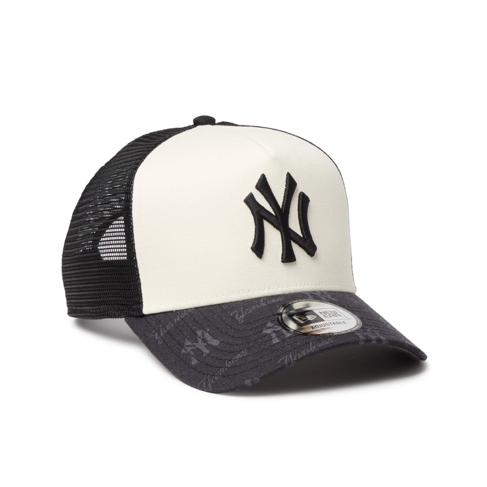 9FORTY A-Frame トラッカー MLB Jacquard ニューヨーク・ヤンキース ブラック | NEW ERA ニューエラ公式オンラインストア