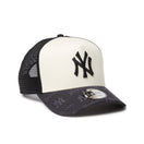 9FORTY A-Frame トラッカー MLB Jacquard ニューヨーク・ヤンキース ブラック | NEW ERA ニューエラ公式オンラインストア