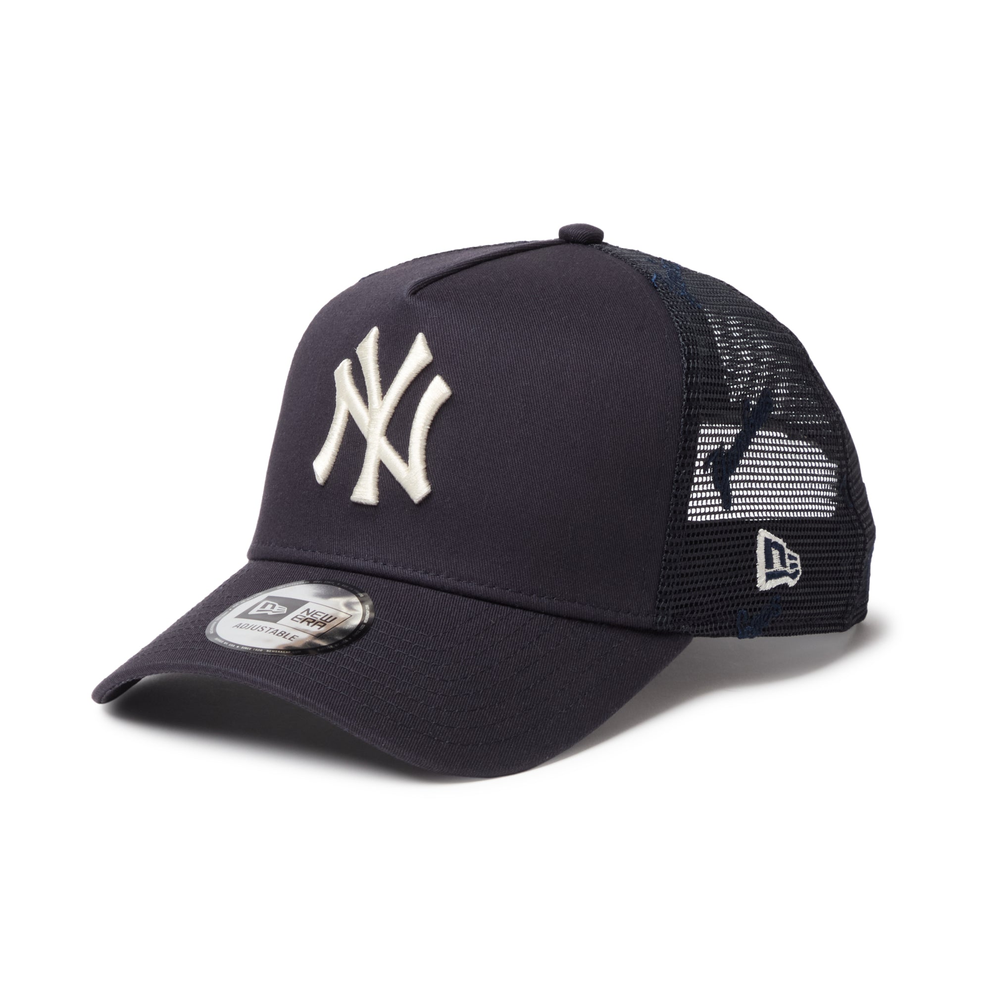 【値下げ】NEWERA ニューヨークヤンキースA-frame 黒コーデュロイ 9FORTY A-Frame トラッカー ニューヨーク・ヤンキース MLB Embroidered