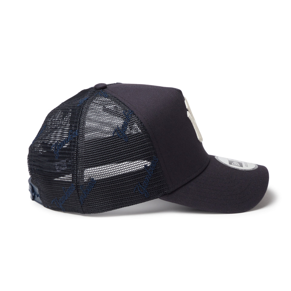 9FORTY A-Frame トラッカー ニューヨーク・ヤンキース MLB Embroidered Mesh ネイビー | NEW ERA ニューエラ公式オンラインストア