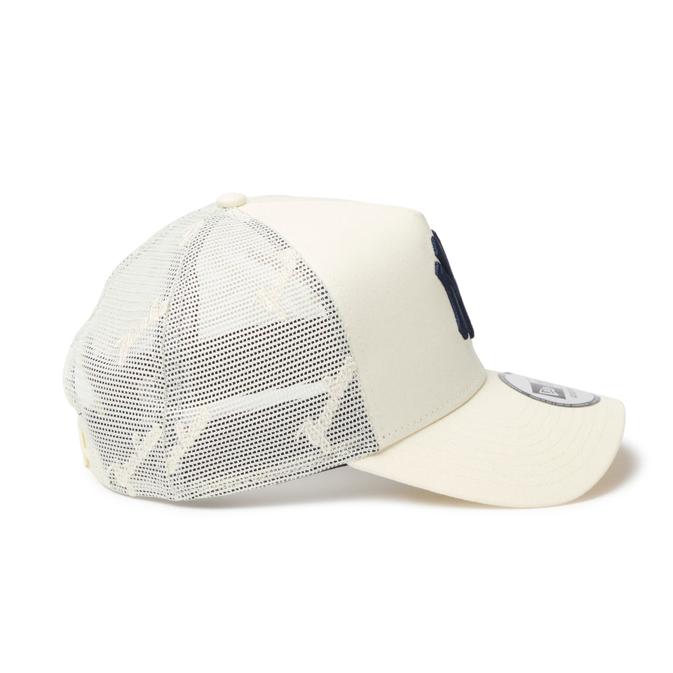 9FORTY A-Frame トラッカー ニューヨーク・ヤンキース MLB Embroidered Mesh クロームホワイト | NEW ERA ニューエラ公式オンラインストア