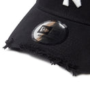9FORTY A-Frame トラッカー MLB Damaged Cap ニューヨーク・ヤンキース ブラック | NEW ERA ニューエラ公式オンラインストア