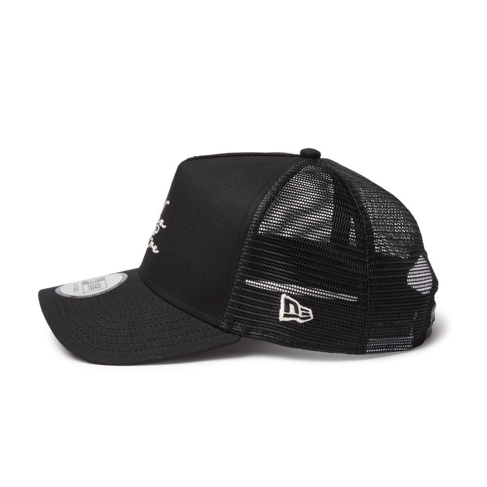 9FORTY A-Frame トラッカー Cotton Linen コットンリネン New Era ブラック | NEW ERA ニューエラ公式オンラインストア