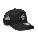 9FORTY A-Frame トラッカー Cotton Linen コットンリネン New Era ブラック | NEW ERA ニューエラ公式オンラインストア