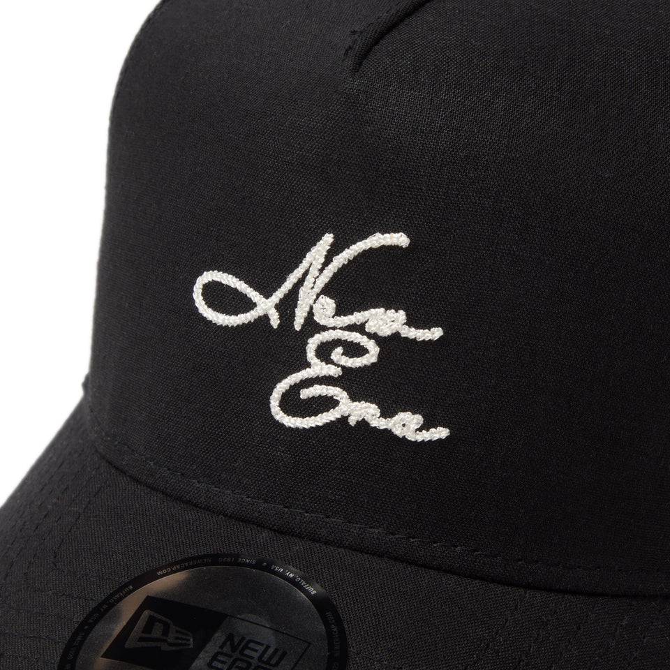 9FORTY A-Frame トラッカー Cotton Linen コットンリネン New Era ブラック | NEW ERA ニューエラ公式オンラインストア