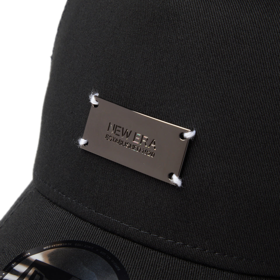 9FORTY A-Frame トラッカー Metal Plate メタルプレート  ブラック / ブラック | NEW ERA ニューエラ公式オンラインストア
