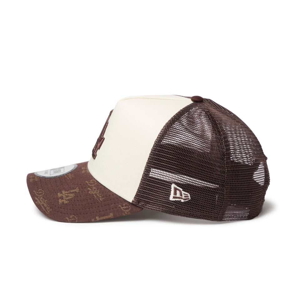 9FORTY A-Frame トラッカー MLB Jacquard ロサンゼルス・ドジャース ブラウン | NEW ERA ニューエラ公式オンラインストア
