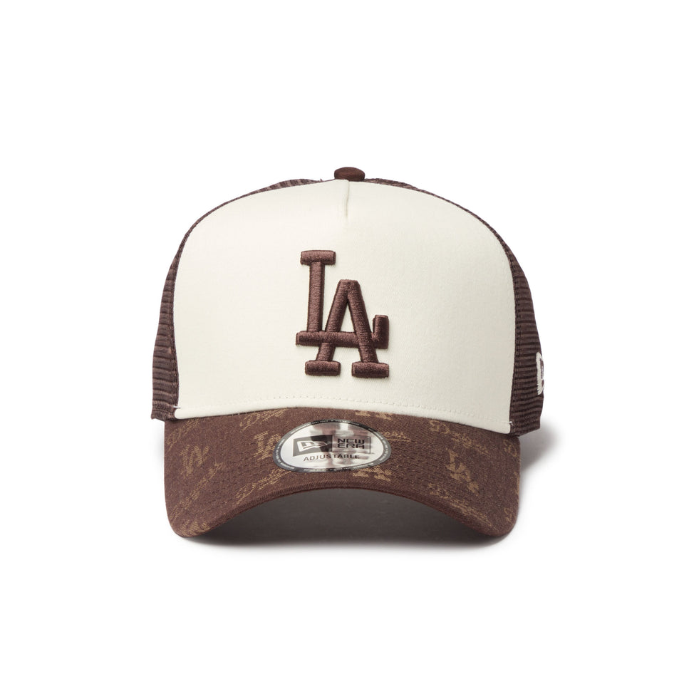 9FORTY A-Frame トラッカー MLB Jacquard ロサンゼルス・ドジャース ブラウン | NEW ERA ニューエラ公式オンラインストア
