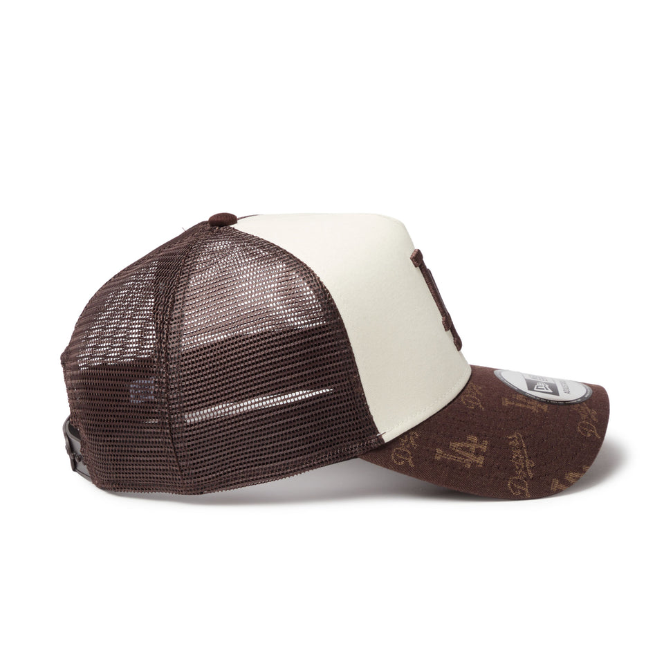 9FORTY A-Frame トラッカー MLB Jacquard ロサンゼルス・ドジャース ブラウン | NEW ERA ニューエラ公式オンラインストア