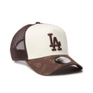 9FORTY A-Frame トラッカー MLB Jacquard ロサンゼルス・ドジャース ブラウン | NEW ERA ニューエラ公式オンラインストア