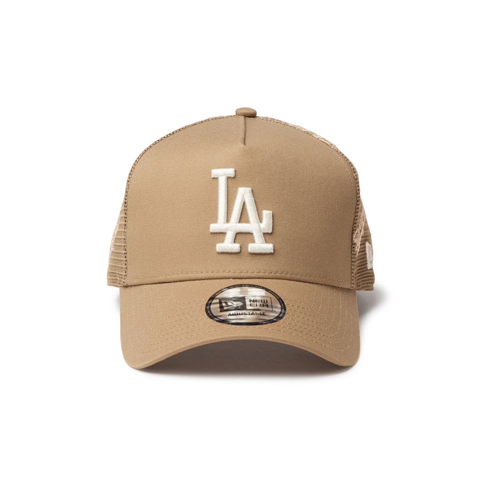 9FORTY A-Frame トラッカー ロサンゼルス・ドジャース MLB Embroidered Mesh カーキ | NEW ERA ニューエラ公式オンラインストア