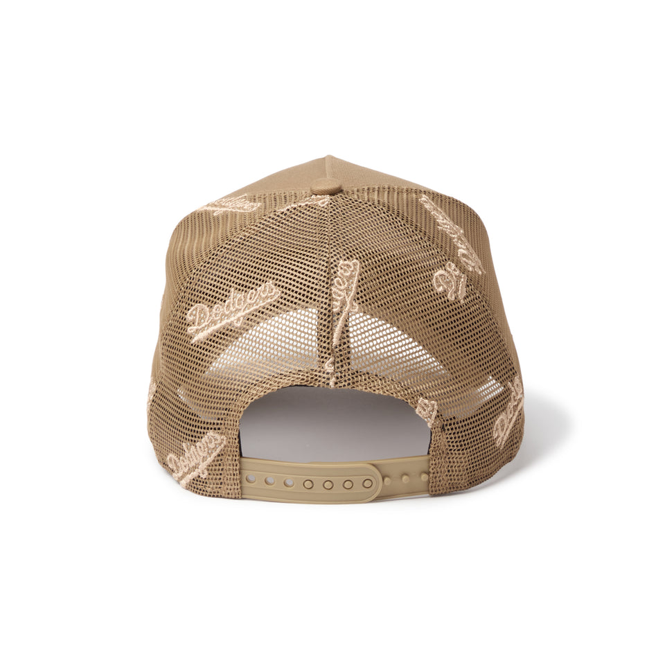 9FORTY A-Frame トラッカー ロサンゼルス・ドジャース MLB Embroidered Mesh カーキ | NEW ERA ニューエラ公式オンラインストア